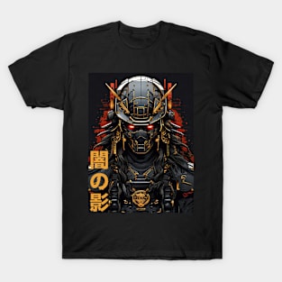 Dark Shadow Futuristic Samurai T-Shirt